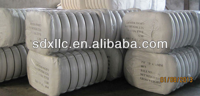 chemical fiber for nonwoven filter felt production